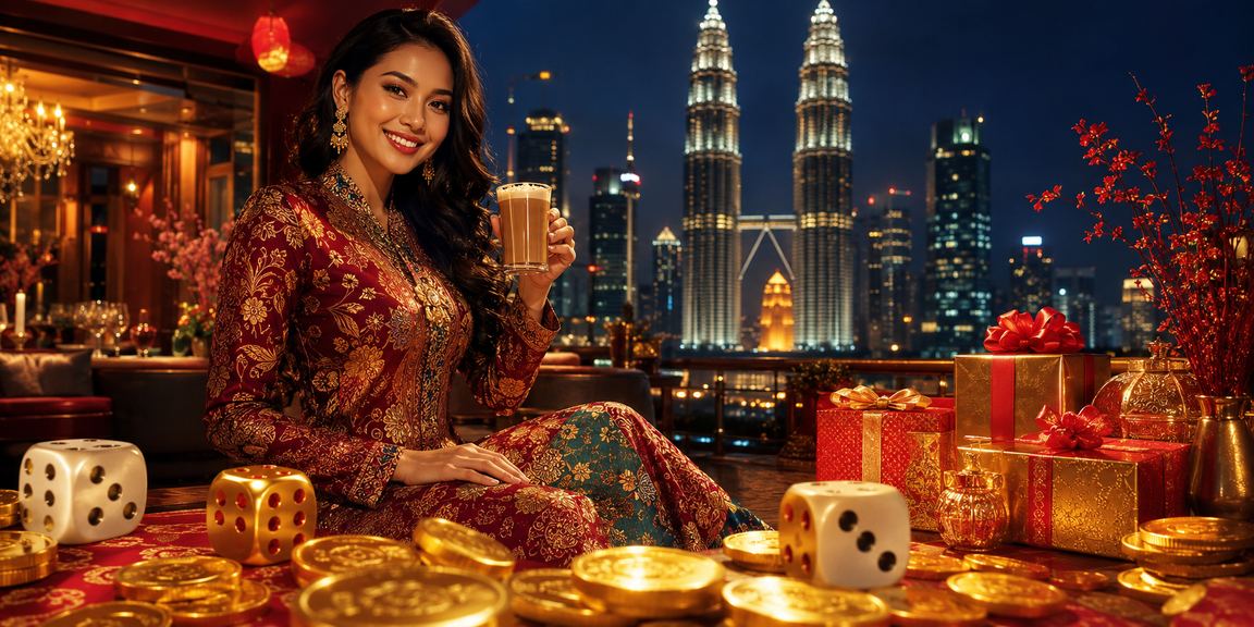 Pengalaman permainan dadu dalam talian dengan reka bentuk batik khas Malaysia di Kuala Lumpur